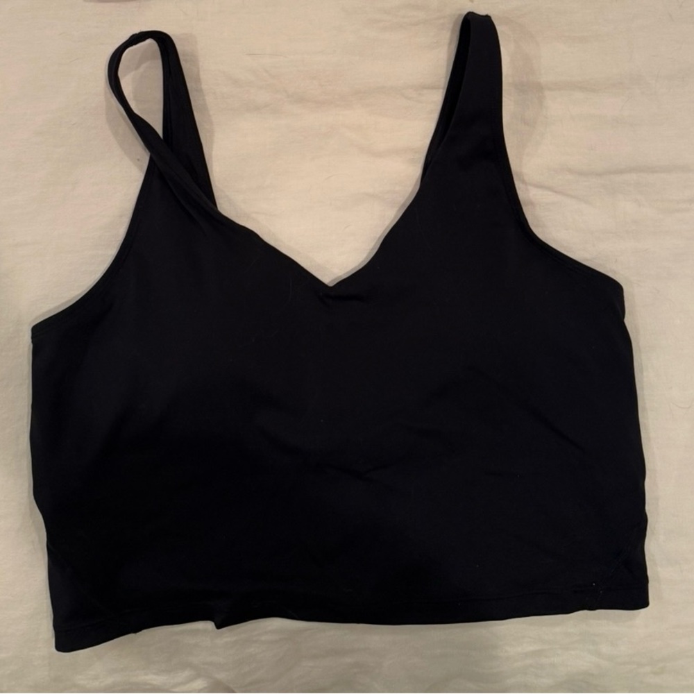 Elegant Black V-Neck Bandeau